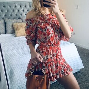 MISA Los Angeles Floral Dress
